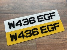 PRINTED 65MM METRO FONT NUMBER PLATES SHOW USE ONLY FAST 24 HOUR DELIVERY ?