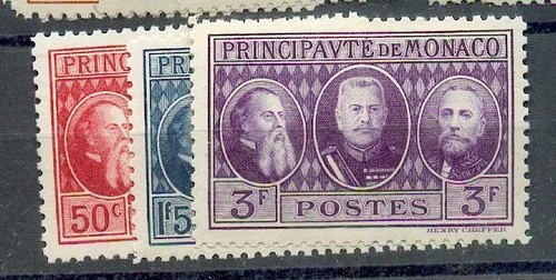 Monaco 1928 108 110 mnh - 1928, set
