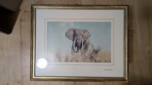 David shepherd signed print - shepherd,