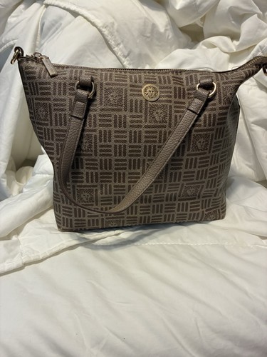 Anne klein brown geometric - anne,