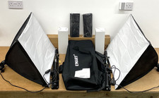 EMART Softbox Lighting Kit Photo Studio, 2 x 105w CFL Bulbs, 2 x Softbox 50x70cm