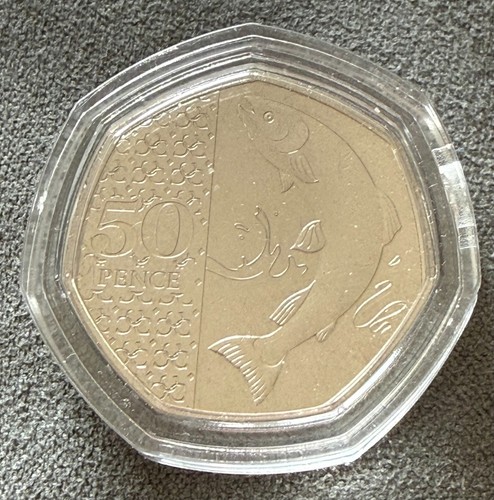 Salmon 50p 2023 - , non