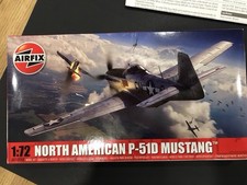 Airfix North American P-51D Mustang Model Kit 1:72 Scale factory sealed.