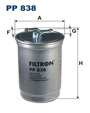 Filtron 838 fuel filter - fuel,