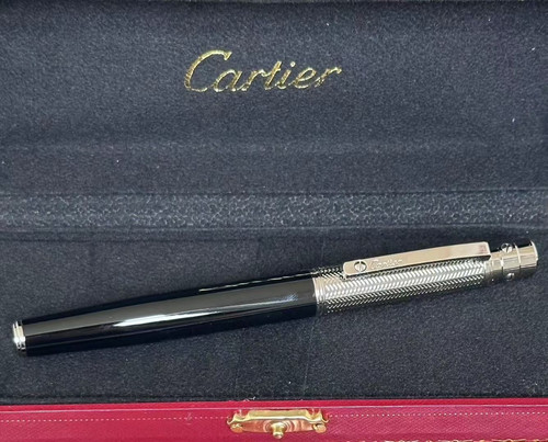 Cartier silver striped