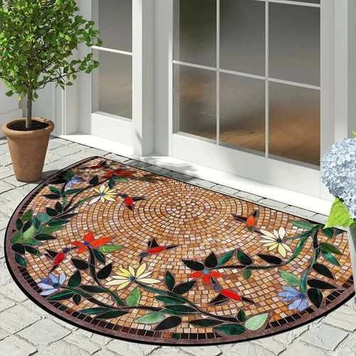 Half moon outdoor door - outdoor, mat