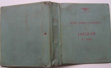 Jaguar S Type 3.4 & 3.8 original Spare Parts Catalogue Pub. J35 1964 INCOMPLETE