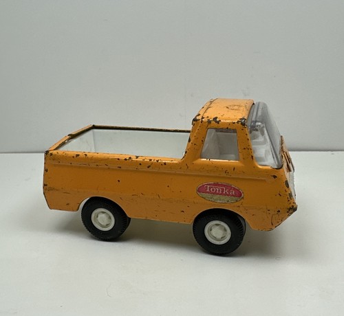Tonka pickup truck orange die - tonka,