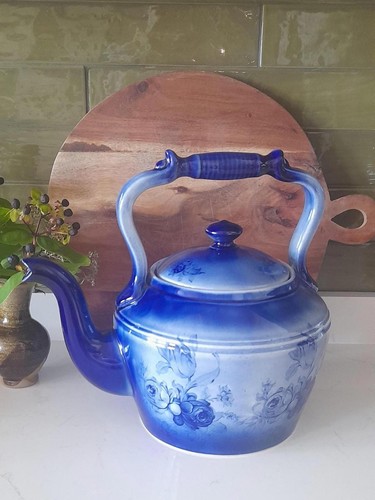 Vintage staffordshire blue - vintage,