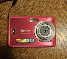 Vivitar Vivicam 8025 Digital Camera 8.1 Mega Pixels Untested No Battery ref1