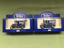 Two Lledo 1920 Tetley Tea