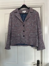 Cotswold Collections Purple Mix Tweed Jacket Size 20 New Without Tags