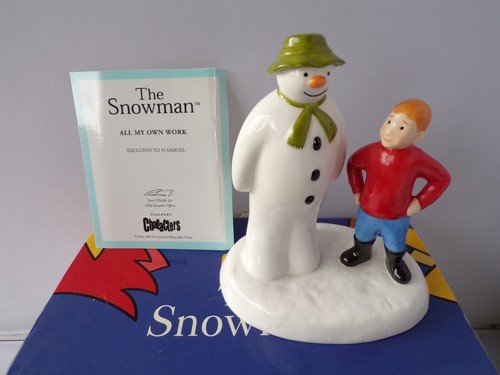 Coalport the snowman - snowman, figure