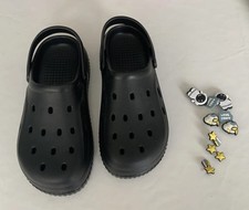 New Croc Style Shoes Size 5 with Accessories