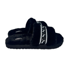 Puma Fluff Fuzzy Slides Faux