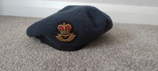 Cold War RAF Beret Cap with Cap Badge 70s/80s size 59 Kangol + Nato Code