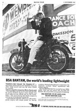 1965 Advert for BSA 'Bantam