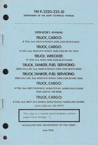 Historical book for truck 8 - for, truck,