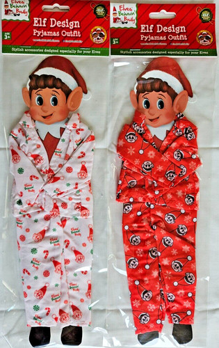 Naughty elf clothes pyjamas - clothes,