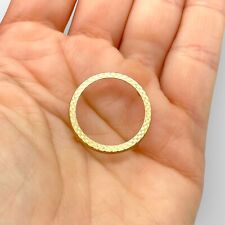 Gold Mens Ring Mount Full Sovereign Bezel 9carat Yellow Gold Used New Box 9K