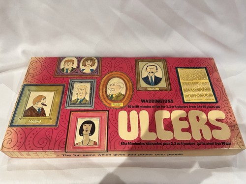 Waddingtons ulcers board - ulcers, game