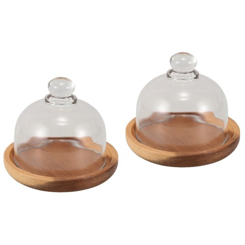 Wooden cake display stand with - wooden,