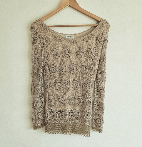 Kaliko vintage crochet beaded - vintage,