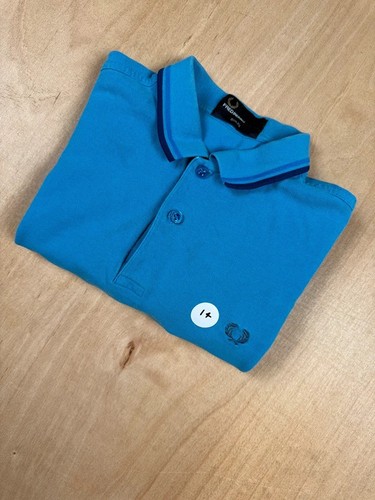 Fred perry mens blue polo - blue,