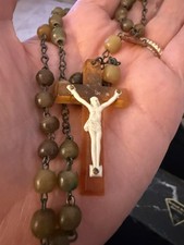 Antique Old Irish Rosary Horn