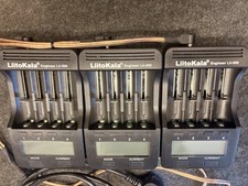 3x LiitoKala Lii-500 Battery Charger - 3.7v  lithium  