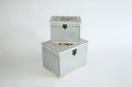 Set shabby chic wooden - set, 2