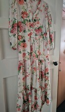 Zara Maxi Floral Dress Size Xs/6-8