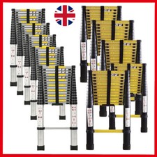 Heavy Duty Multi-Purpose 2.6-3.8M Aluminium Telescopic Folding Ladder Extendable