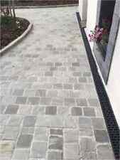 Kandla Grey Cobble Setts 100mm x 100mm x 40/60mm Paving Patio Garden Stones