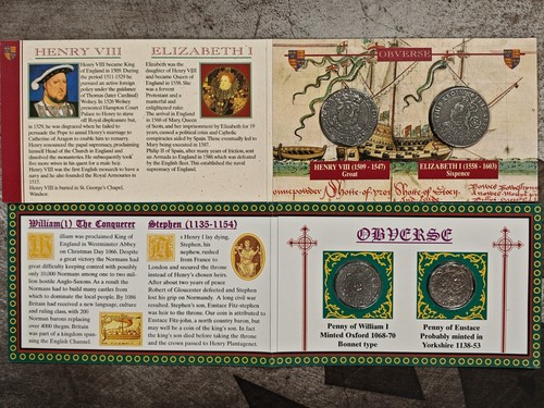 Four reproduction coins - reproduction, coins,
