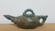 Rare Chinese Teapot Xinjiang Jade?? statue Decoration