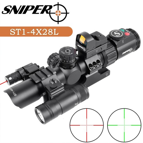 Sniper 4x28 rifle - 1-4x28,