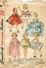 1950's VTG Simplicity Doll's