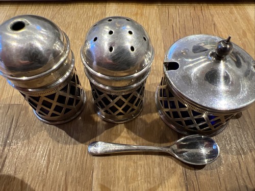English boxed silver plate - english,