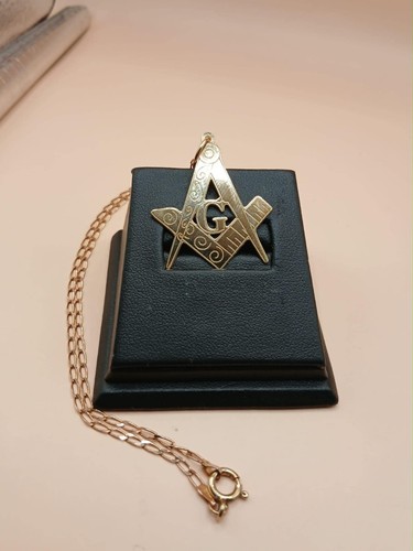 Carat gold large masonic - carat,