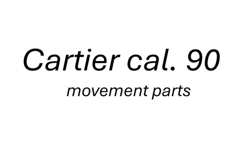 Cartier quartz watch movement