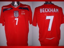 England David BECKHAM 100 Caps