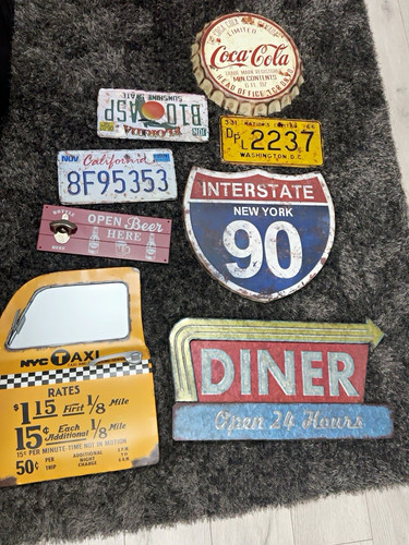 Retro american diner metal - retro,
