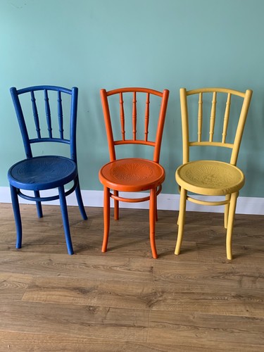 Bentwood chairs painted - chairs,