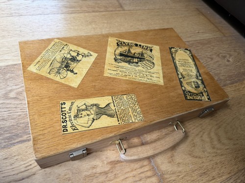 Vintage travel backgammon set - travel,