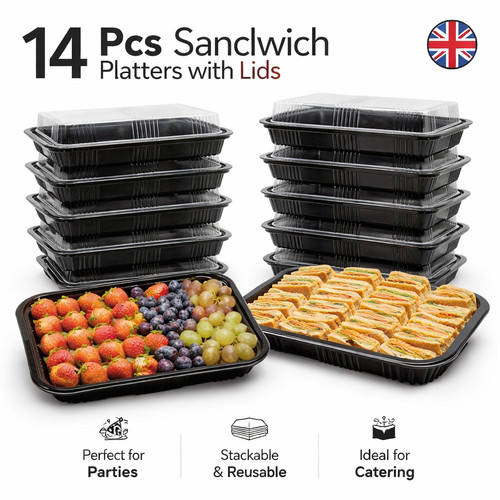 14pc sandwich platters with - 14pc,