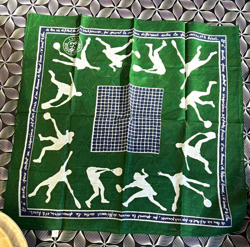 Green cotton square - green,