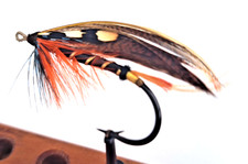 Gut Eye Salmon Fly "Thunder And Lightning" Size 3/0  Unused Excellent Condition