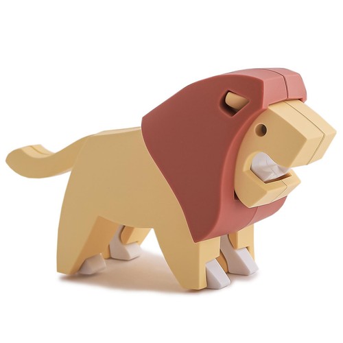 Lion puzzle magnetic animal - lion,
