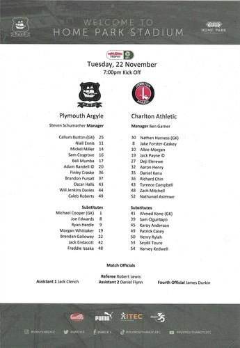 Plymouth argyle charlton - plymouth,